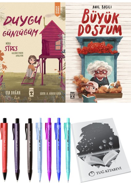 Büyük Dostum ve Duygu Günlüğüm Mira Stres Kulübesi'nden Ayrılıyor 2li Set