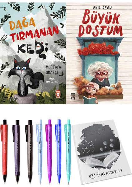 Büyük Dostum ve Dağa Tırmanan Kedi 2li Set