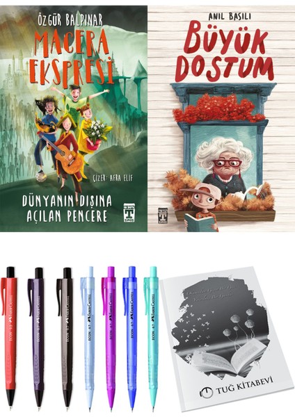 Büyük Dostum ve Gelecek Ekspresi Dünyanın Dışına Açılan Pencere 2li Set
