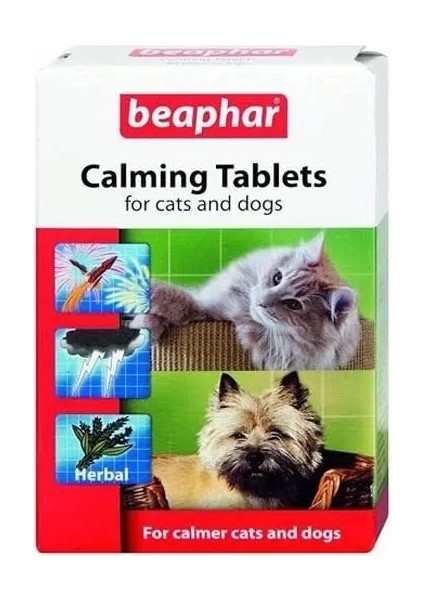 Calming Bitkisel Kedi ve Köpek Sakinleştirici Tablet 20 Adet