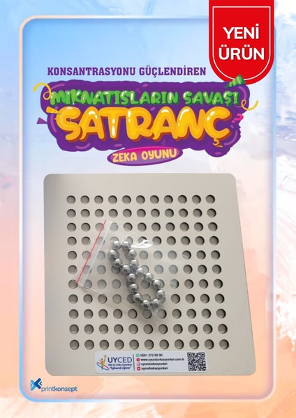 Mıknatısların Savaşı Strateji Oyunu Eğlenceli Tasarım ile Aile İçin Uygun Satranç modelleri