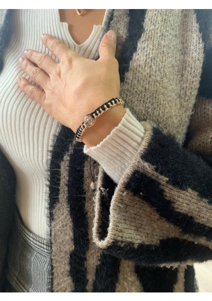 El Yapımı Cam Boncuk Makrome Bileklik fiyatları