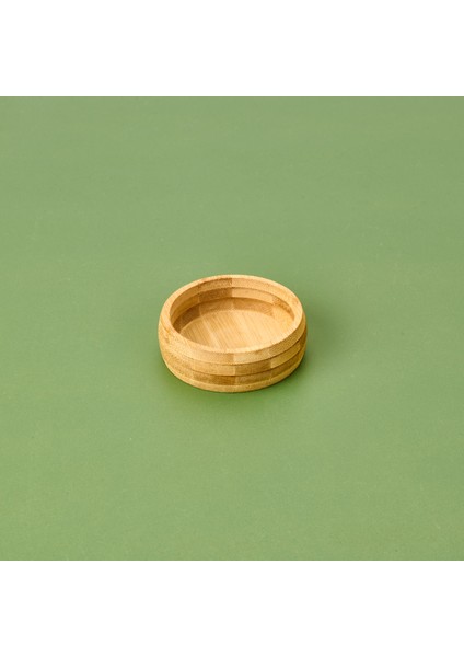 Bambu 3'lü Çerezlik - Kahverengi - 9 cm fiyatları