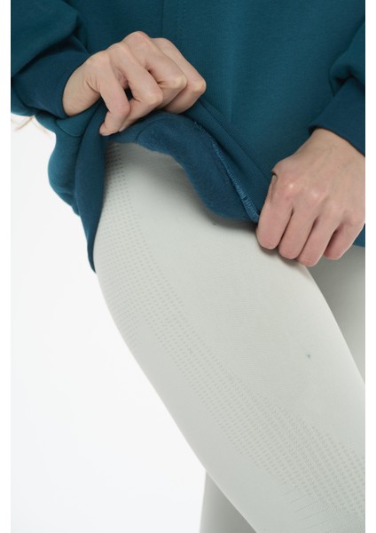 Kadın Pamuklu Içi Polarlı Kapüşonlu Sweatshirt fırsatları