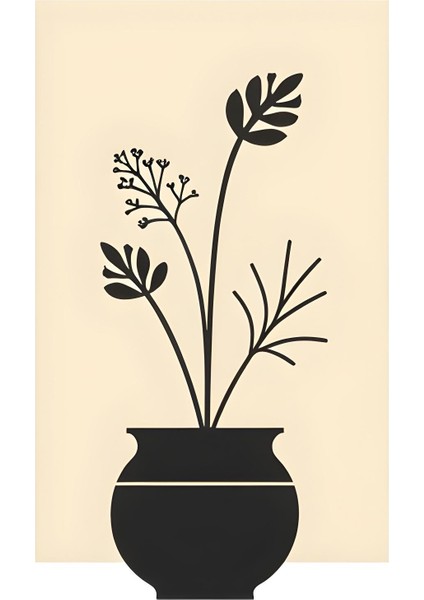 Matisse - Boho - Art Deco - Soyut - Doğa ( 3 Lü Çerçevesiz ) Poster - Afiş - Tablo KR2C00919/