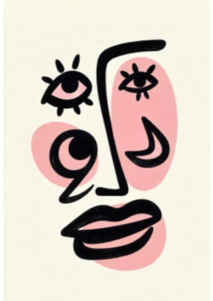 Matisse - Boho - Art Deco - Soyut - Doğa ( 3 Lü Çerçevesiz ) Poster - Afiş - Tablo KR2C00003/