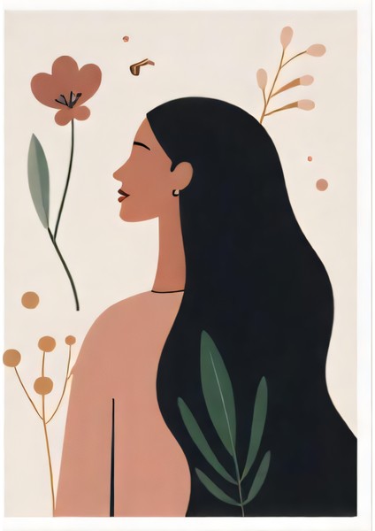 Matisse - Boho - Art Deco - Soyut - Doğa ( 3 Lü Çerçevesiz ) Poster - Afiş - Tablo KR2C00009/ modelleri