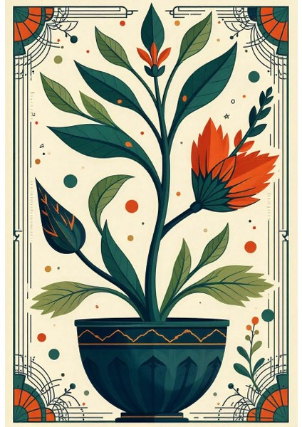 Matisse - Boho - Art Deco - Soyut - Doğa ( 3 Lü Çerçevesiz ) Poster - Afiş - Tablo KR2C00022/ modelleri