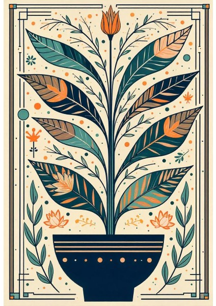 Matisse - Boho - Art Deco - Soyut - Doğa ( 3 Lü Çerçevesiz ) Poster - Afiş - Tablo KR2C00022/ fırsatları