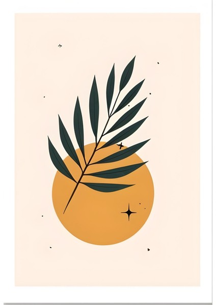 Matisse - Boho - Art Deco - Soyut - Doğa ( 3 Lü Çerçevesiz ) Poster - Afiş - Tablo KR2C00136/