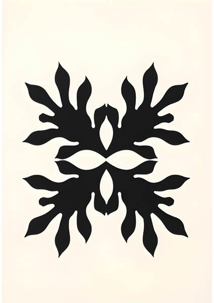 Matisse - Boho - Art Deco - Soyut - Doğa ( 3 Lü Çerçevesiz ) Poster - Afiş - Tablo KR2C00307/ fırsatları