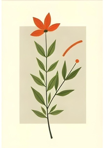 Matisse - Boho - Art Deco - Soyut - Doğa ( 3 Lü Çerçevesiz ) Poster - Afiş - Tablo KR2C00096/