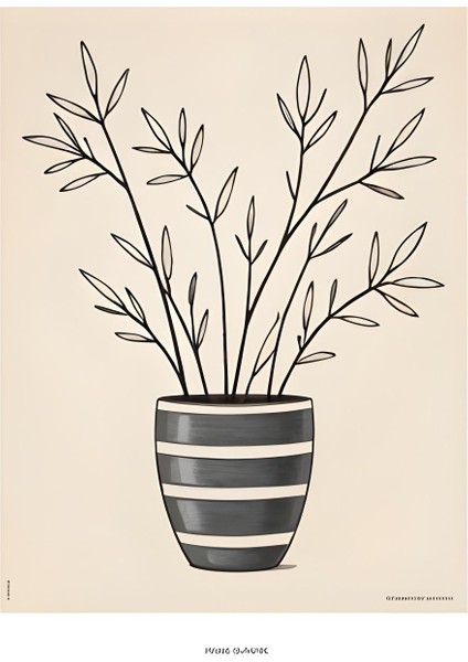 Matisse - Boho - Art Deco - Soyut - Doğa ( 3 Lü Çerçevesiz ) Poster - Afiş - Tablo KR2C00283/