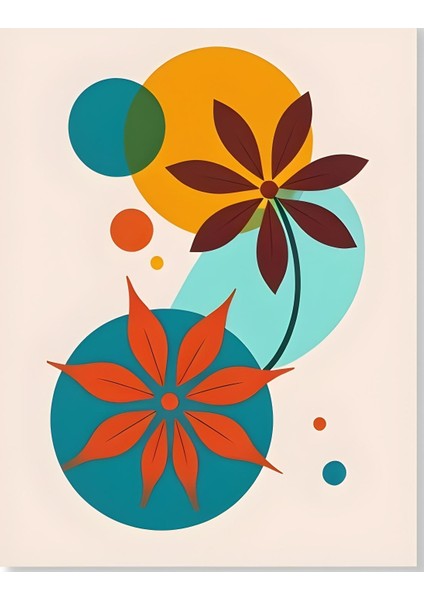 Matisse - Boho - Art Deco - Soyut - Doğa ( 3 Lü Çerçevesiz ) Poster - Afiş - Tablo KR2C00269/