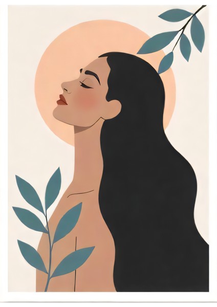 Matisse - Boho - Art Deco - Soyut - Doğa ( 3 Lü Çerçevesiz ) Poster - Afiş - Tablo KR2C00016/