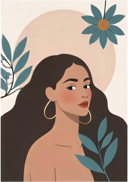 Matisse - Boho - Art Deco - Soyut - Doğa ( 3 Lü Çerçevesiz ) Poster - Afiş - Tablo KR2C00016/