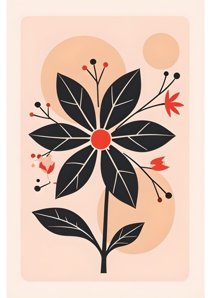 Matisse - Boho - Art Deco - Soyut - Doğa ( 3 Lü Çerçevesiz ) Poster - Afiş - Tablo KR2C00775/