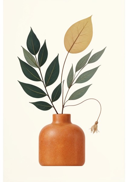 Matisse - Boho - Art Deco - Soyut - Doğa ( 3 Lü Çerçevesiz ) Poster - Afiş - Tablo KR2C00100/