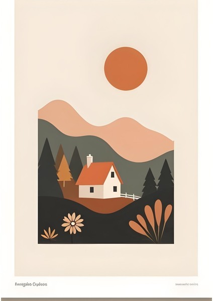 Matisse - Boho - Art Deco - Soyut - Doğa ( 3 Lü Çerçevesiz ) Poster - Afiş - Tablo KR2C00200/ fırsatları