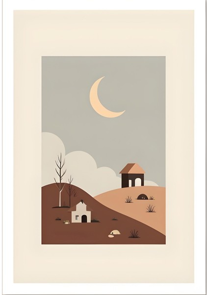 Matisse - Boho - Art Deco - Soyut - Doğa ( 3 Lü Çerçevesiz ) Poster - Afiş - Tablo KR2C00247/