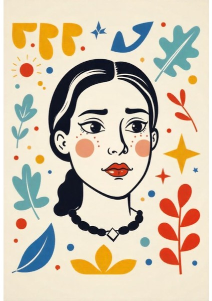 Matisse - Boho - Art Deco - Soyut - Doğa ( 3 Lü Çerçevesiz ) Poster - Afiş - Tablo KR2C00676/