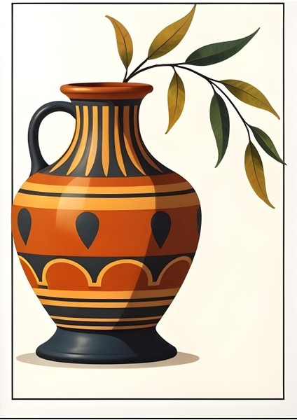 Matisse - Boho - Art Deco - Soyut - Doğa ( 3 Lü Çerçevesiz ) Poster - Afiş - Tablo KR2C00181/