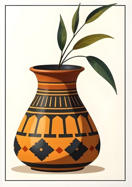 Matisse - Boho - Art Deco - Soyut - Doğa ( 3 Lü Çerçevesiz ) Poster - Afiş - Tablo KR2C00181/