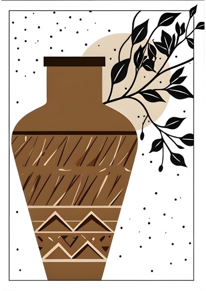 Matisse - Boho - Art Deco - Soyut - Doğa ( 3 Lü Çerçevesiz ) Poster - Afiş - Tablo KR2C00187/