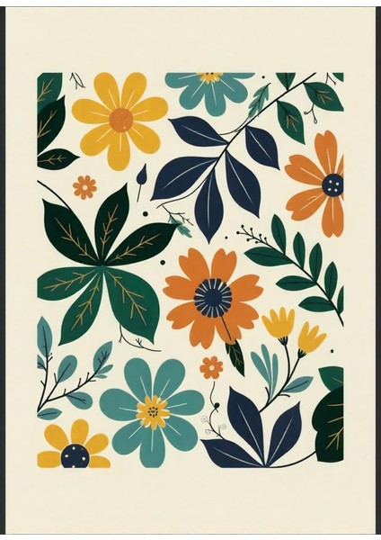 Matisse - Boho - Art Deco - Soyut - Doğa ( 3 Lü Çerçevesiz ) Poster - Afiş - Tablo KR2C00667/ fiyatları