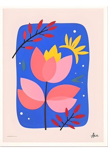 Matisse - Boho - Art Deco - Soyut - Doğa ( 3 Lü Çerçevesiz ) Poster - Afiş - Tablo KR2C00707/ modelleri