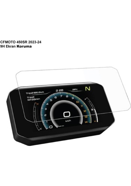Cfmoto 450SR Motosiklet Ekran 9h Nano Koruyucu