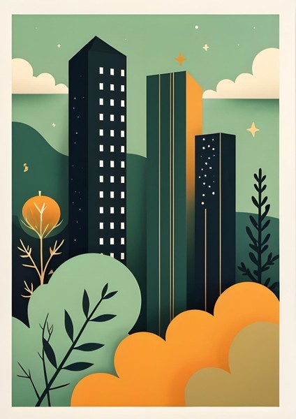 Matisse - Boho - Art Deco - Soyut - Doğa ( 3 Lü Çerçevesiz ) Poster - Afiş - Tablo KR2C00149/ modelleri