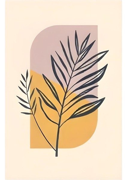 Matisse - Boho - Art Deco - Soyut - Doğa ( 3 Lü Çerçevesiz ) Poster - Afiş - Tablo KR2C00137/
