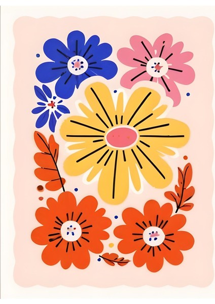 Matisse - Boho - Art Deco - Soyut - Doğa ( 3 Lü Çerçevesiz ) Poster - Afiş - Tablo KR2C00716/ modelleri