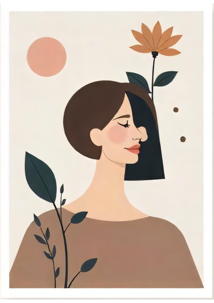 Matisse - Boho - Art Deco - Soyut - Doğa ( 3 Lü Çerçevesiz ) Poster - Afiş - Tablo KR2C00013/ fırsatları