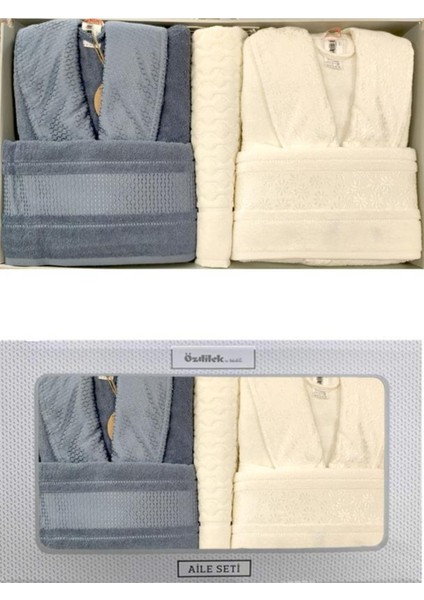 Bornoz Takımı Blossom Happy Set Aile Seti 5 Parça