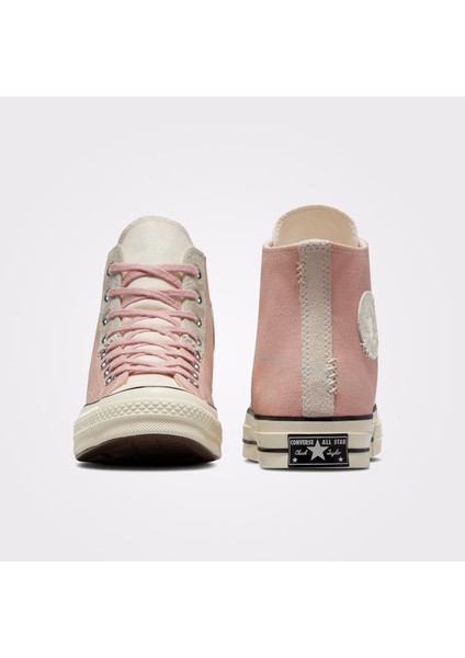 Chuck 70 Mixed Materials Unisex Pembe Sneaker modelleri