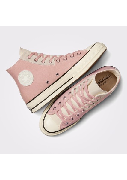 Chuck 70 Mixed Materials Unisex Pembe Sneaker indirimleri