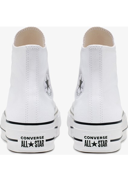 Chuck Taylor All Star Lift Hi Unisex Platform Beyaz Sneaker fiyatları