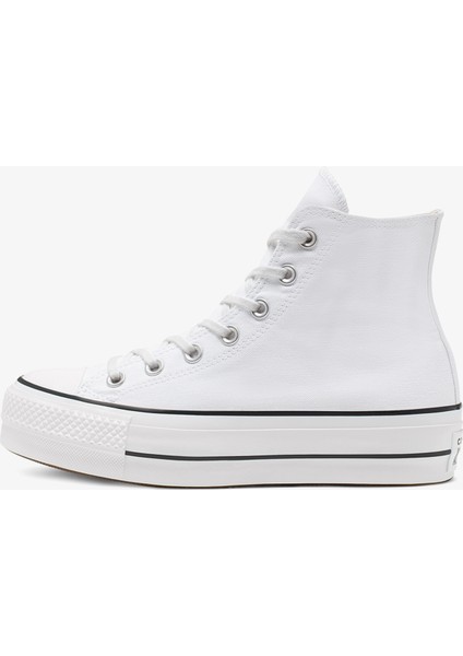 Chuck Taylor All Star Lift Hi Unisex Platform Beyaz Sneaker modelleri