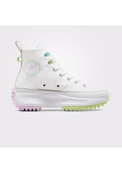 Run Star Hike Unisex Beyaz Platform Sneaker