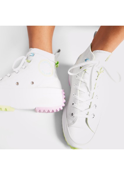 Run Star Hike Unisex Beyaz Platform Sneaker indirimleri