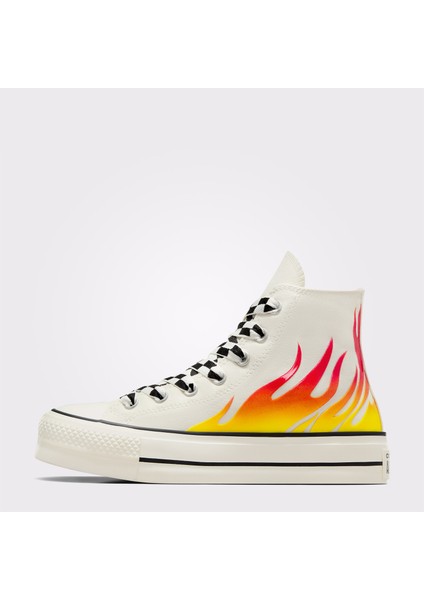 Chuck Taylor All Star Lift Kadın Bej Platform Sneaker modelleri