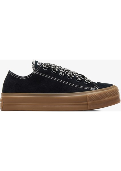 Chuck Taylor All Star Lift Kadın Siyah Süet Platform Sneaker