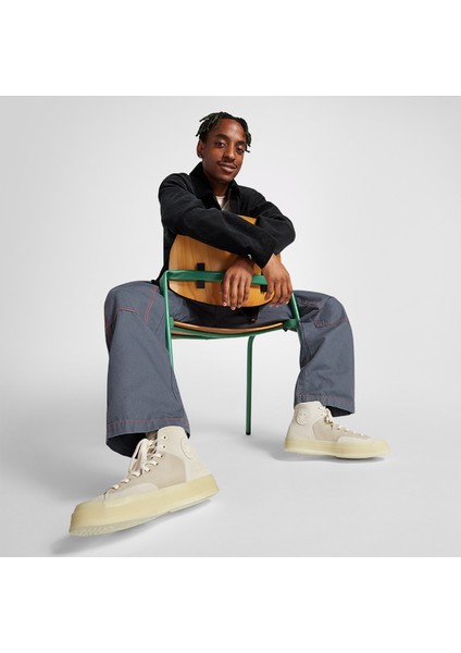 Chuck 70 Marquis Mixed Materials Kadın Bej/siyah Sneaker modelleri