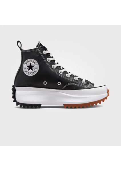 Run Star Hike Platform Foundational Leather Kadın Siyah Sneaker