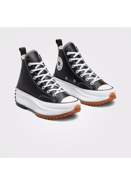 Run Star Hike Platform Foundational Leather Kadın Siyah Sneaker
