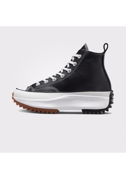 Run Star Hike Platform Foundational Leather Kadın Siyah Sneaker