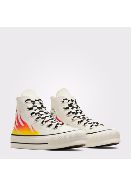 Chuck Taylor All Star Lift Kadın Bej Platform Sneaker