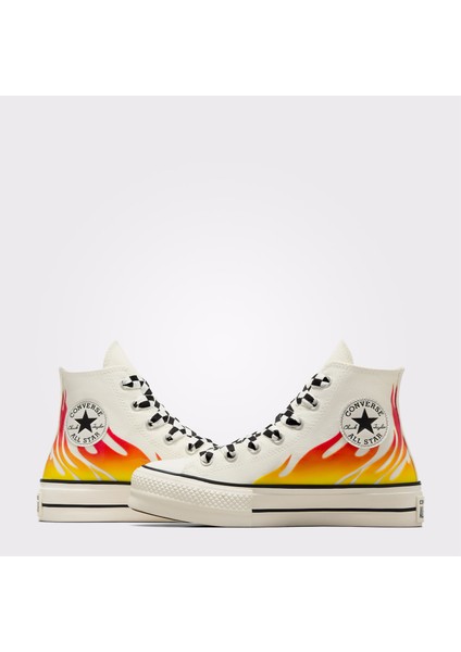 Chuck Taylor All Star Lift Kadın Bej Platform Sneaker